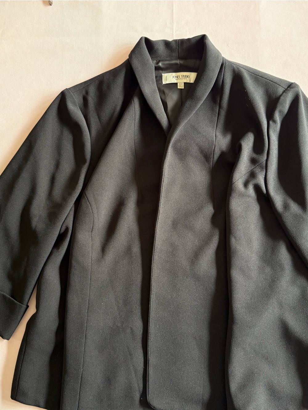 Jones Studio Black Women's Blazer Jacket - Picture 2 of 7